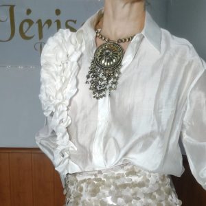 CAMISA VOLANTES FLOR