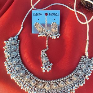 GARGANTILLA PENDIENTES LEO