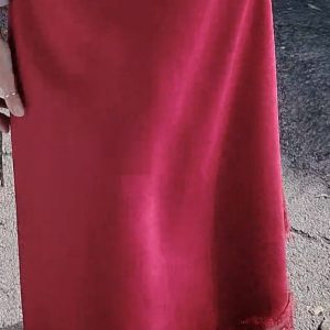 FALDA RASO CON ENCAJE