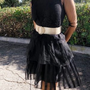 VESTIDO TUL VOLANTES